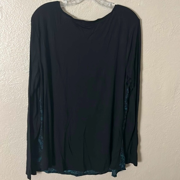Women’s Maurice’s Long Sleeve Top XXL Green Black - Picture 4 of 6